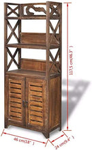 Armadio Colonna da Bagno, Mobile Bagno da Terra Mobile Alto da Bagno per Lavanderia e Bagno per Corridoio, Ufficio ECC, 46 x 24 x 117.5 cm, Marrone