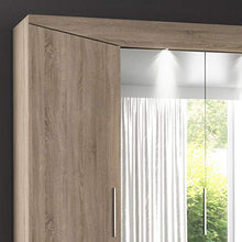 Homeface Diamond 75-03 - Armadio 5-TRG Front/Corpo: Sonoma Tufalo - Senza illuminazione a LED - Senza decorazione