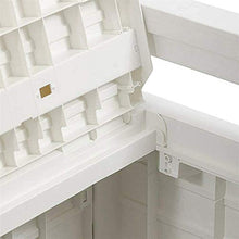 Baule da Giardino, Scatola di stoccaggio del ponte Panca del torace per mobili da esterno, stoccaggio bianco-esterna-stoccaggio esterna scatola-deck-deck-shoot-stoccaggio da esterno Panco-patio decora