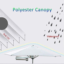 Ombrelloni Parete Verdi, Protezione Solare da Parete per Esterni e Protezione dai Raggi UV Tende da Giardino Giardino con Pali in Metallo (Size : 2.2m/7.2ft)