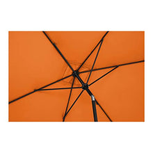 Uniprodo Ombrellone da Esterno Grande Ombrello da Giardino Uni_Umbrella_TSQ2030OR (Arancione, Rettangolare, Inclinabile, 200 x 300 cm)