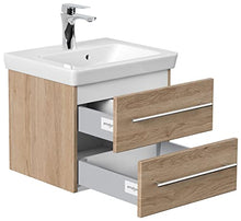 Mobile bagno con lavabo Villeroy & Boch Subway 2.0 50cm rovere chiaro