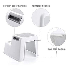 Sgabelli A 2 Gradini per Bambini, Piedini Antiscivolo per Bambini, Gradini di Sicurezza per Bagno, Cucina E Servizi Igienici, Vasino,C