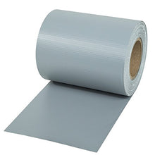TecTake Rotolo Recinzione Altezza: 19cm PVC Antracite + Clip di Montaggio - Modelli Differenti - (70m | Grigio | No. 401876)