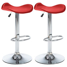 vidaXL Sgabelli da Bar 2 pz Rossi in Similpelle