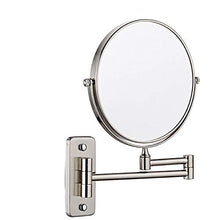 SSYS Specchio per Il Trucco a Parete, specchi per vanità Pieghevole Specchio da Bagno a 360 ° Specchio Girevole e allungabile Specchio di Bellezza,S,X5