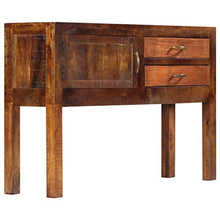 FAMIROSA Credenza 118x30x75 cm, in Legno Massello di Mango