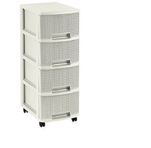 curver knit cassettiera 4 cassetti - (4x) 10l - 26x35x68h