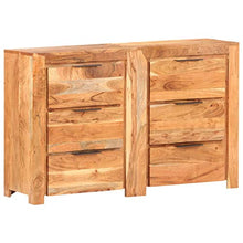 FAMIROSA Cassettiera 118x33x75 cm in Legno Massello di Mango
