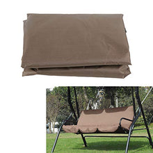 Oumefar Coprisedile Appeso Impermeabile Non Sbiadito Facile da Pulire per Swing Brond Nuovo(Brown)