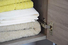 Randalsa Mobili Baltic 60 cm | Oak Chicago | Mobile con 2 cassetti + Piano lavabo + lavabo da appoggio