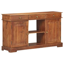 vidaXL Credenza 135x35x75 cm in Legno Massello di Acacia