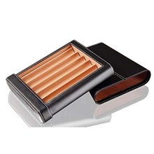 Jia He Scatola di sigari Cigar Box, Portable Cigar Box Humidor Cigar Set Foderato di Pino Nero può Contenere 5 (Size : 20x15x4cm)
