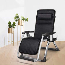 Generic Brands Comoda Sedia Zero Gravity Sedia a Dondolo Lazy Couch, Zero Gravity con Cuscino Traspirante Pieghevole Pausa Pranzo Letto per pisolino Balcone Schienale per Il Tempo Libero Cool Chair