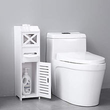 Wealthgirl - Armadietto da bagno, impermeabile, colore: bianco, robusto