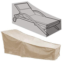 HONCENMAX Copertura per Lettini Prendisole - Copertura per Sedia a Sdraio - Coperture per Mobili da Giardino - Impermeabile e Resistente ai Raggi UV （82''L x 30''W x 31''H）