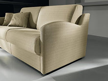 EFFETTO CASA Divano Letto con Materasso Super Comodo h. 18 cm. Ampia Scelta Forma, Dimensioni e Tessuti