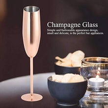 Tarente 304 Bicchiere di Vino Rosso Cocktail dell'Acciaio Inossidabile Champagne Calice Bar Forniture in Oro Rosa