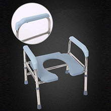 LYP Sedia Comoda per Anziani Commode Sedia - Doccia Sgabello - 6 Altezza Regolabile (Color : A)