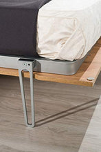 Venatura Store Letto a Scomparsa alla Francese, Easy Bed by, Grigio/Quercia