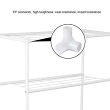 Wakects Scaffale per Lavatrice a 2 Strati, Portaoggetti da Bagno Porta Toilette Mensola da Bagno, 68x27.8x134cm