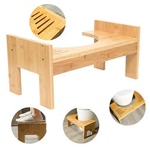 Fetcoi Sgabello WC in legno moderno pieghevole Squatty Potty Sedia WC per adulti e bambini