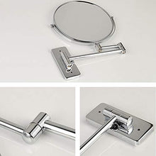 Kaper Go Specchio Bagno Specchio In Rame Pieghevole Specchio Di Bellezza Personalità Anteriore E Posteriore A 360 Gradi Rotante Parete Appeso Specchio Di Ingrandimento Specchio D'argento Casa Bellezza