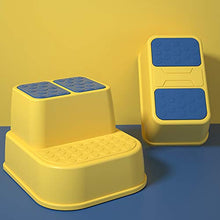 Niduo Bear Steping Sgabello Sgabello da Bagno Bagno Sgabello per Servizi Igienici Anti Slip Gomma, Cucina Sgabello per Il Bambino per Banco per Allenamento E Utilizzo Multifunzione,Blu