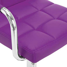 FAMIROSA Sgabelli da Bar 2 pz Viola in Similpelle-3631