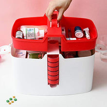 MYHZH delle Famiglie a più Strati di Pronto Soccorso Multifunzionale Medicina Box/Kit di Primo Soccorso/stoccaggio Scatole Organizer,Verde