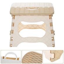 Weehey Sgabello Pieghevole Pieghevole in plastica Sedia Pieghevole Portatile Piccola Panca per Uso Domestico e per Bambini