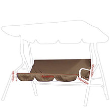 Oumefar Coprisedile Appeso Impermeabile Non Sbiadito Facile da Pulire per Swing Brond Nuovo(Brown)