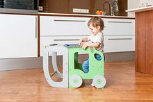 Torre d’apprendimento, scrivania e sgabello Montessori