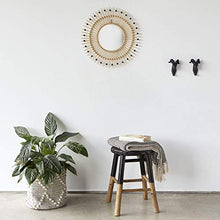 Black Velvet Studio SgabelloI Love Bambu, per Il Bagno, Rustico, Bamboo, Colore Naturale, 44x31x31 cm.