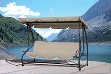 HOMEGARDEN Dondolo in Acciaio per Esterno da Giardino 230x120x170 cm