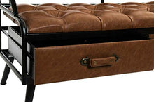 Item Divano 2 POSTI DIVANETTO Ecopelle Sofa' Poltrona Relax Stile Vintage