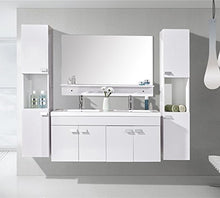 Simba Srl Mobile Bagno ARREDO Bagno Completo 120 CM LAVABO 2 RUBINETTI MOD. White Elegance Nuovo IMBALLATO!