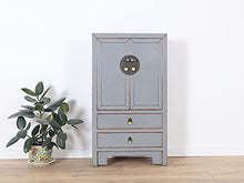 Yajutang Cassettiera cinese 28 cm profondità orientale/asiatica grigio