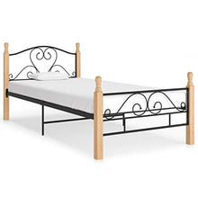 SKM Giroletto Nero in Metallo 90x200 cm (16.8kg)