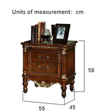 Comodino Legno Solido Comodino Rustico Retro Comodino da Letto Governo di immagazzinaggio di immagazzinaggio Armadio Arredamento Moderno (Colore : Marrone, Dimensione : 55x45x58cm)