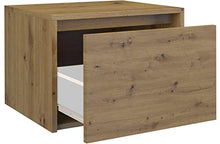Topeshop K1 ARTISAN nightstand/bedside table 1 drawer(s) Oak