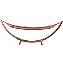 Outsunny Amaca da Giardino con Supporto Max 120kg Legno 3.15 × 1 × 1.1m