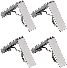 Wacemak1r - Supporto per tovaglia in acciaio inox, per feste, picnic, 4 pezzi