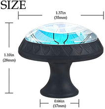 Bill Cipher Wheel Zodiac Pomelli per Porta Set di 4 Pomelli per Mobili Manopole per Cassetti Cucina Armadio Vetro