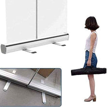 Scudo da Starnuto Portatile, Banner Roll Up Trasparente Portatile, Montaggio Facile e Veloce, Lega di Alluminio, 5 Dimensioni