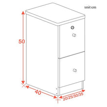 Comodino 20-25-30-35 cm scaffale espositore libreria camera da letto armadietto angolare (colore: A, dimensioni: W20 cm)