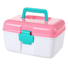 Kit di pronto soccorso/custodia per medicinali/portapillole/contenitore-rosa