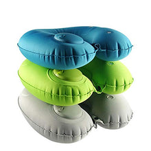 SSFPP Creative Inflatable u-Shaped Pillow buckwheat Shell Health Pillow Neck Pillow Travel Inflatable Pillow@Green_General Purpose