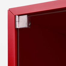 Armadio EKET con anta in vetro 35x35x35 cm rosso