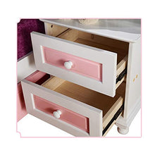 RKRLJX Comodini, Armadio Comodino, Stile Moderno, Angoli Arrotondati, Vernice Ecologica, Facile da Tirare La Maniglia, Legno Massiccio, Due Cassetti Comodino